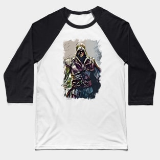 The Legend from Florence / Fan Art Abstract Portrait Baseball T-Shirt